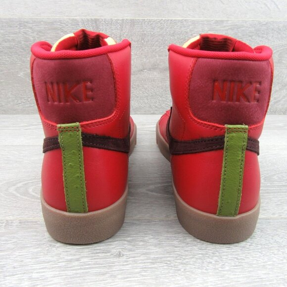 Nike Blazer Mid '77 Vintage Skate Shoes Mens Size 10 Red Burgundy NEW - Picture 8 of 13
